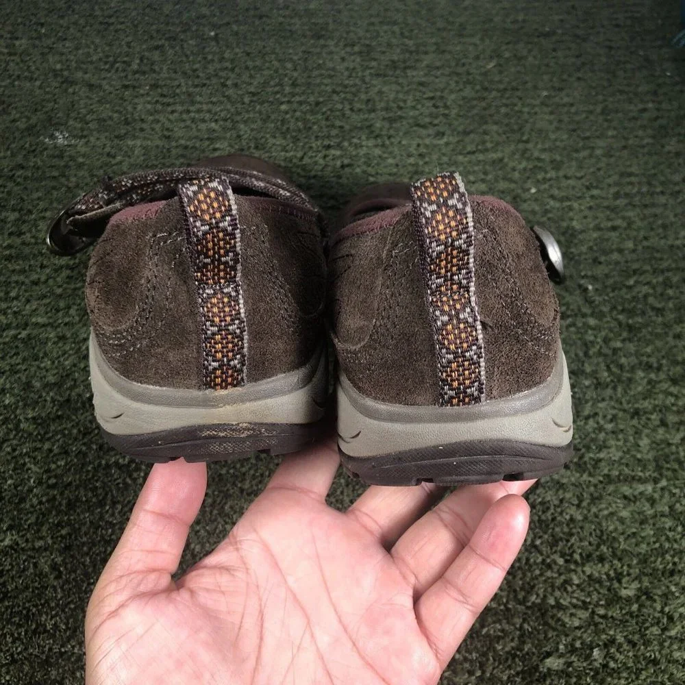 Chaco Womens Petaluma Mary Jane Shoes Coffee Bean Perforated Buckle Leather 9.5 - Picture 7 of 8